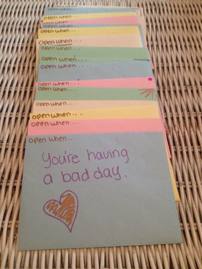 Sentimental Gift Ideas For Girlfriend
 The Best Sentimental Gift "Open When " Letters Awesome
