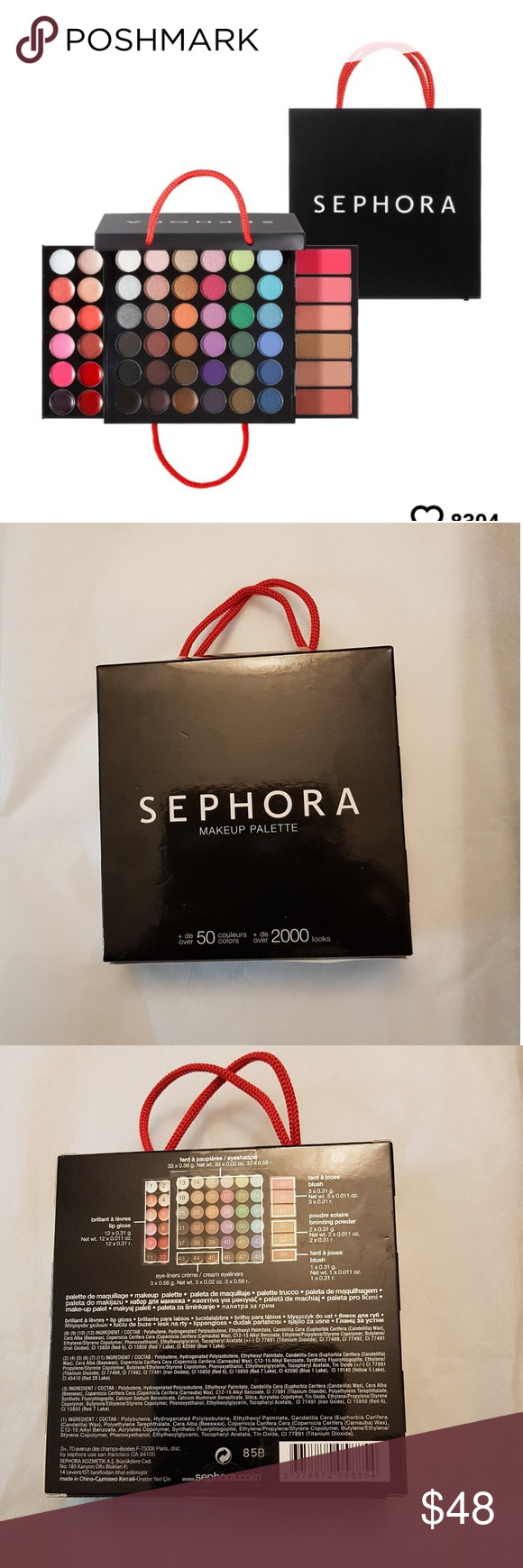 Sephora Wedding Makeup
 Sephora Medium Shopping Bag Palette NWT NIB Sephora Medium