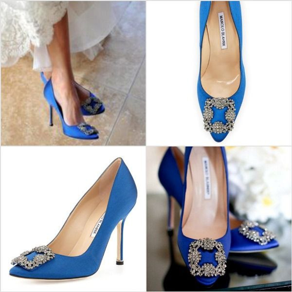 Sex And The City Wedding Shoes
 Blue Wedding Shoes