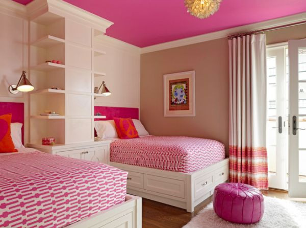 Shared Kids Room
 Space efficient and chic shared girls’ bedroom design ideas