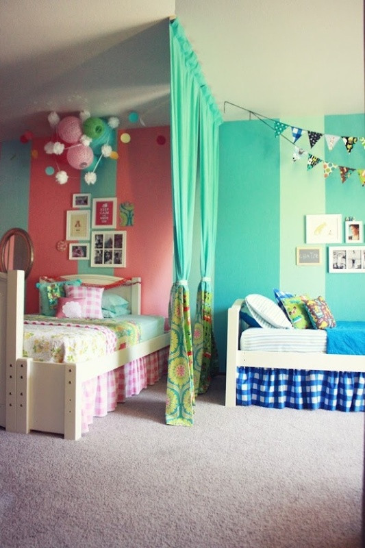 Shared Kids Room
 12 Blue And Pink d Kids’ Rooms