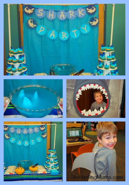 Shark Birthday Decorations
 20 Shark Week Projects Sand and Sisal
