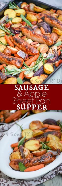 Sheet Pan Dinners Pioneer Woman
 Sheetpan Sausage Supper Recipe Pinterest