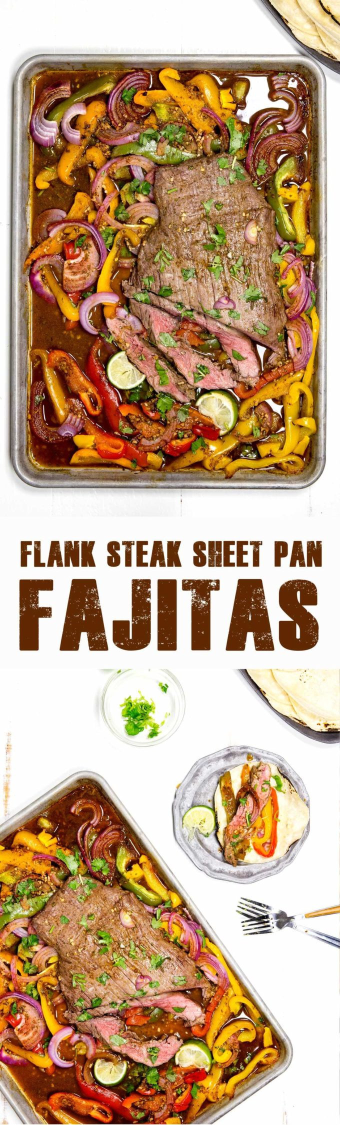 Sheet Pan Flank Steak Fajitas
 Sheet pan Flank Steak Fajitas Easy Peasy Meals