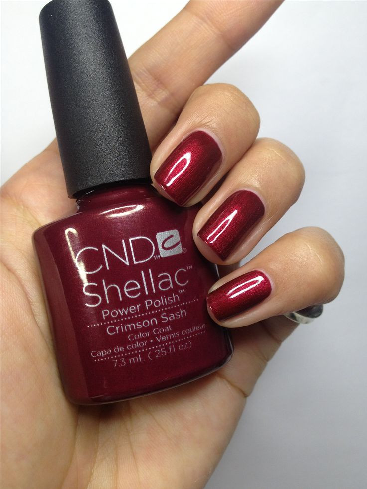Shellac Nail Colors
 The 25 best Red shellac nails ideas on Pinterest