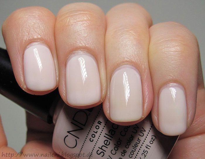 Shellac Wedding Nails
 Shellac nails in Romantique Beautiful neutral shade in 2019