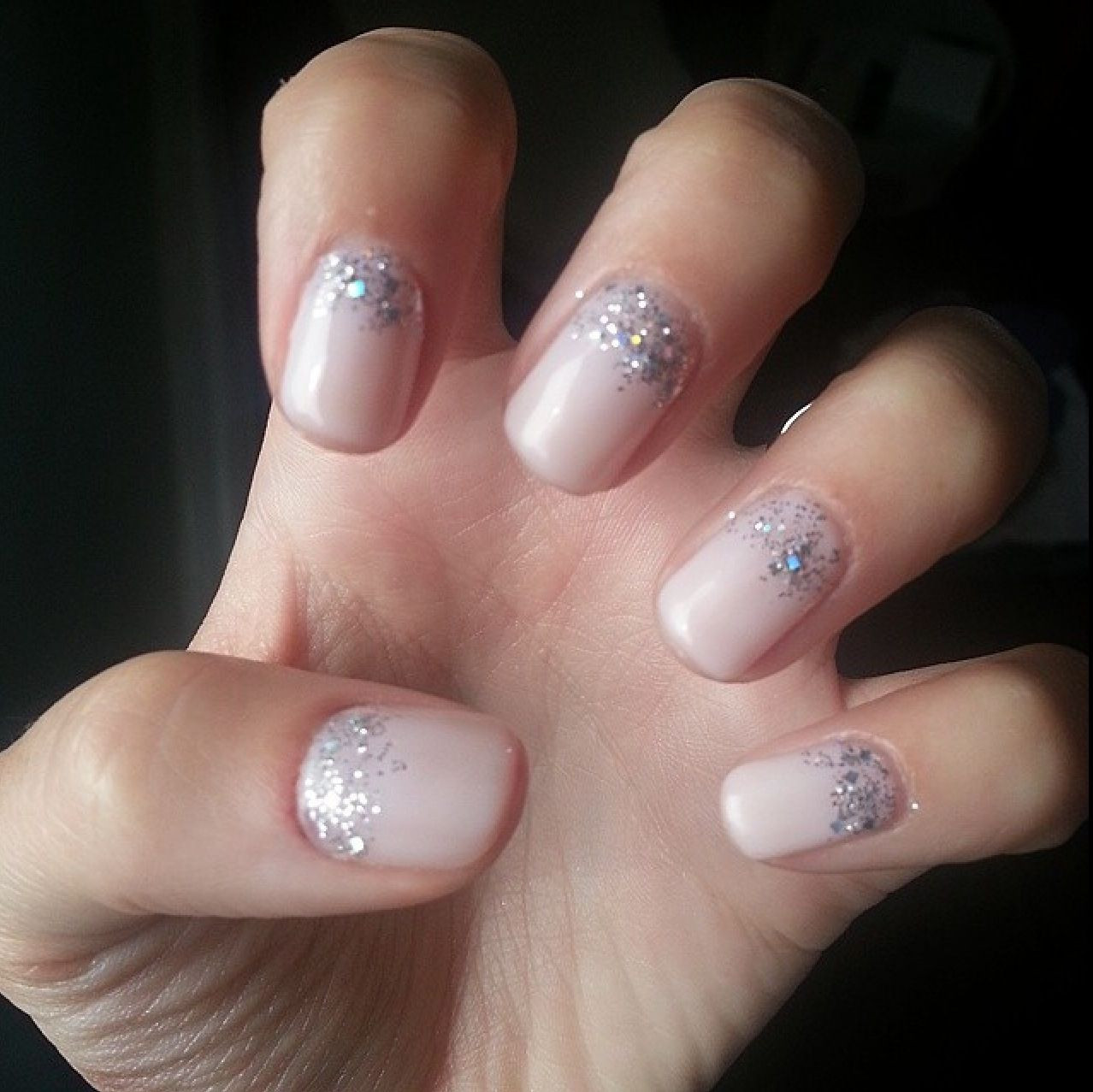 Shellac Wedding Nails
 Wedding nails CND shellac in Romantique with an OPI