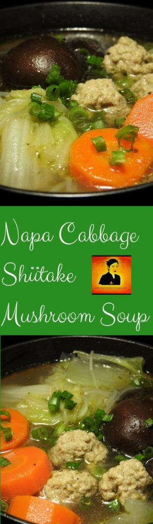 Shiitake Mushrooms Soup Recipe
 Hearty Napa Cabbage Shiitake Mushrooms soup Healthy Thai
