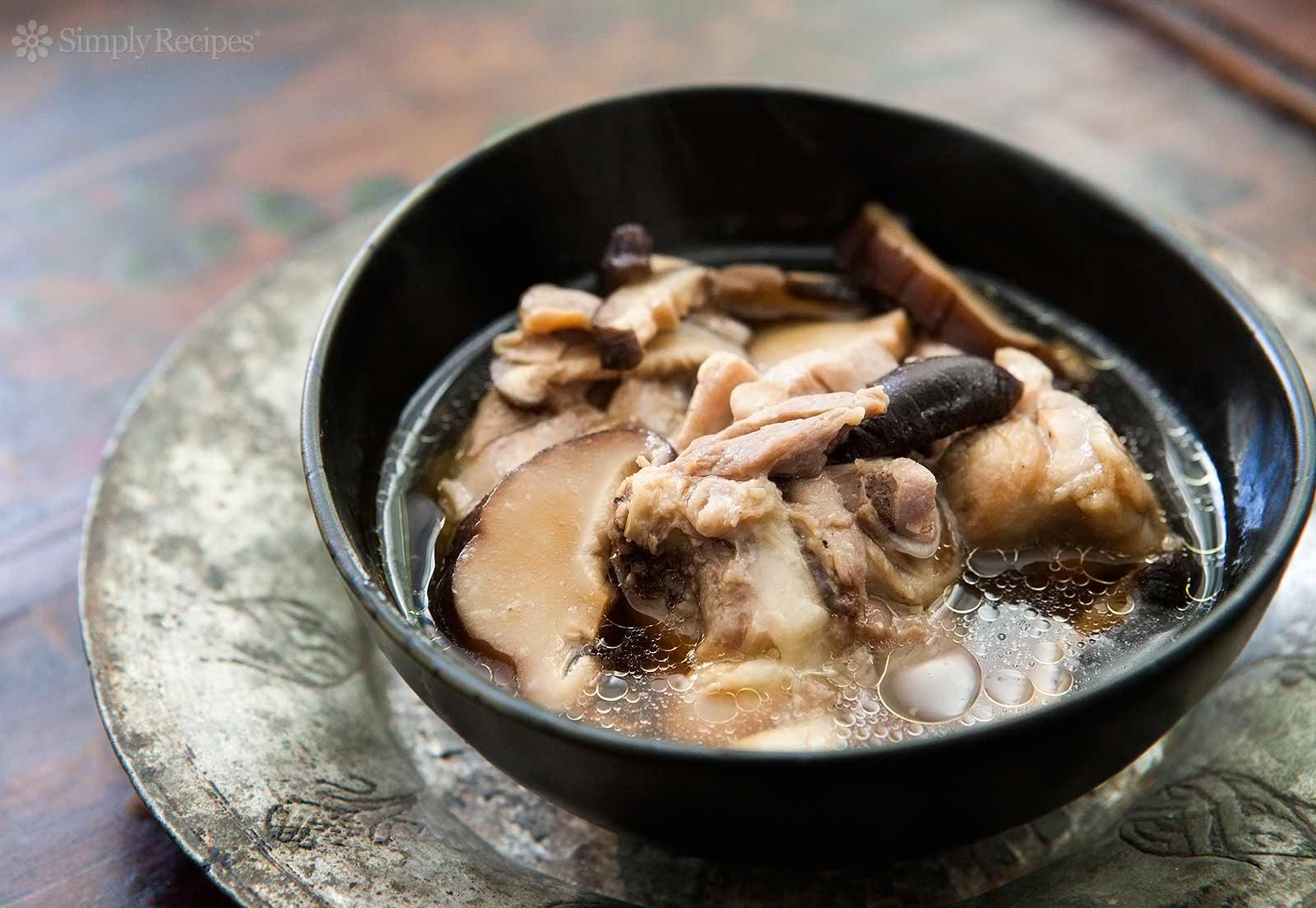 Shiitake Mushrooms Soup Recipe
 Chicken Soup with Ginger and Shiitake Mushrooms Recipe