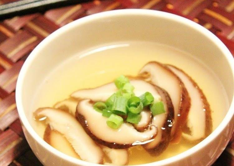 Shiitake Mushrooms Soup Recipe
 Ultra simple Dried Shiitake Mushroom Soup Recipe by