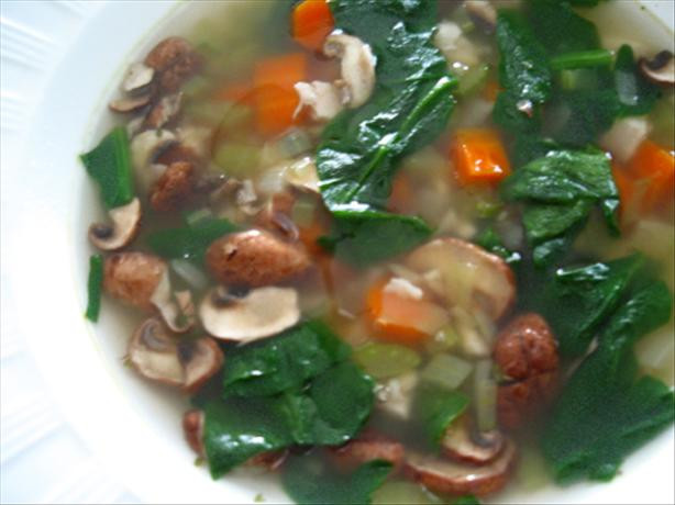 Shiitake Mushrooms Soup Recipe
 Chicken Spinach And Shiitake Mushroom Soup Recipe Food