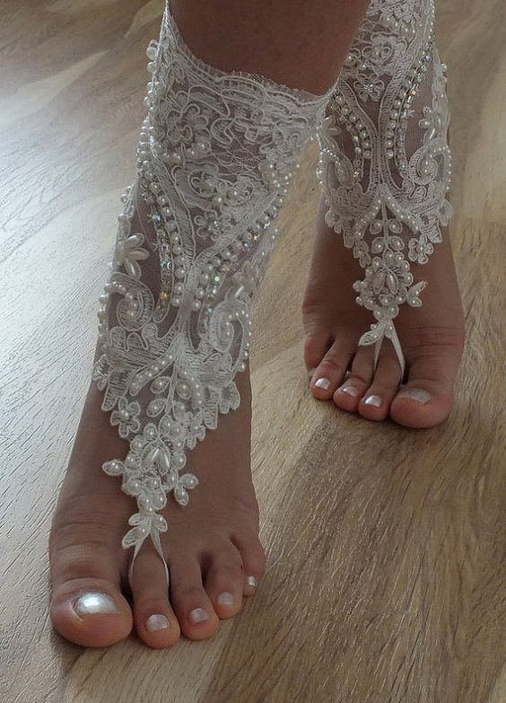 Shoes For Beach Wedding
 Barefoot Wedding Sandal Inspiration for 2017 Hot