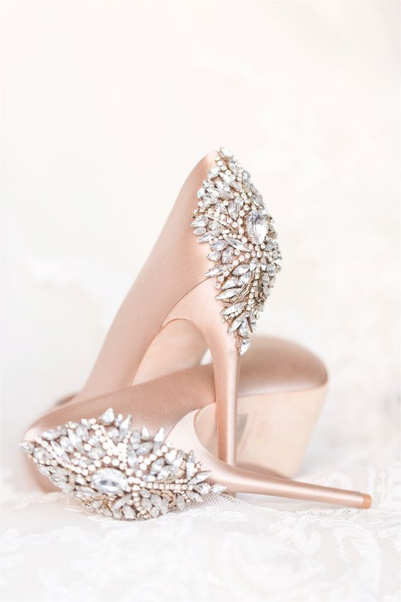 Shoes Wedding
 Blush Wedding 23 Impossibly Romantic Ideas