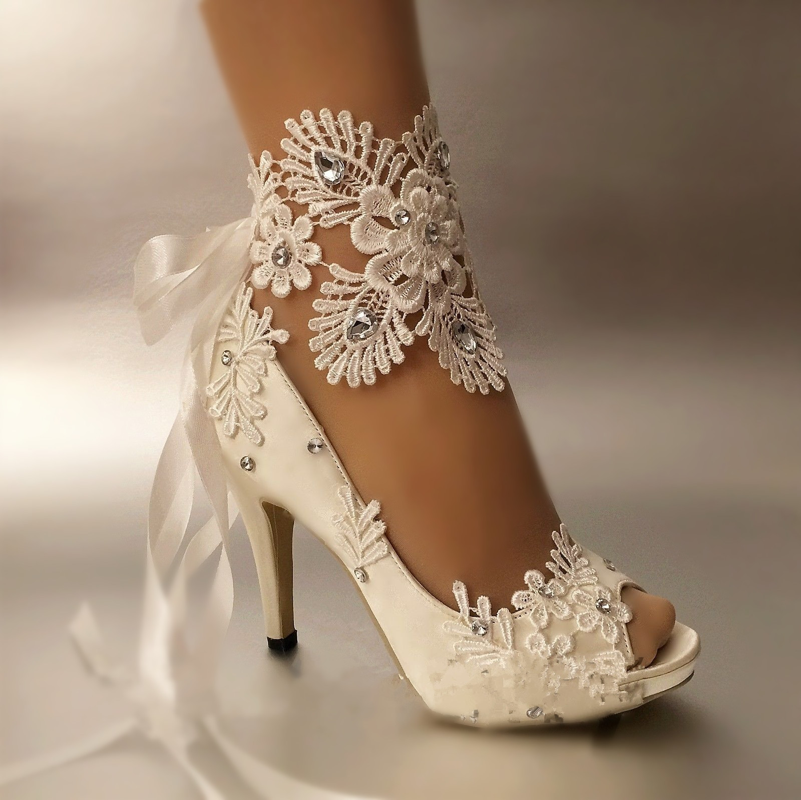 Shoes Wedding
 Aliexpress Buy Dress Shoes Women Pumps Open toe lace