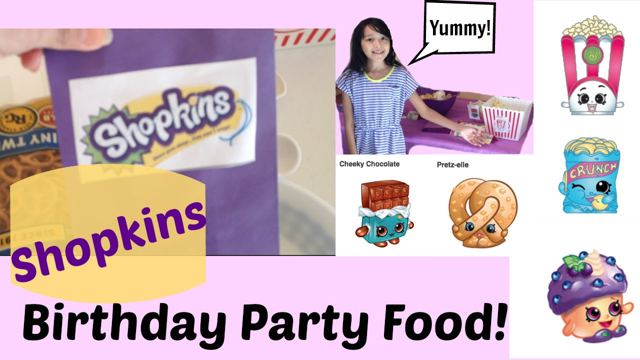 Shopkins Birthday Party Food Ideas
 Shopkins Birthday Party Food Ideas