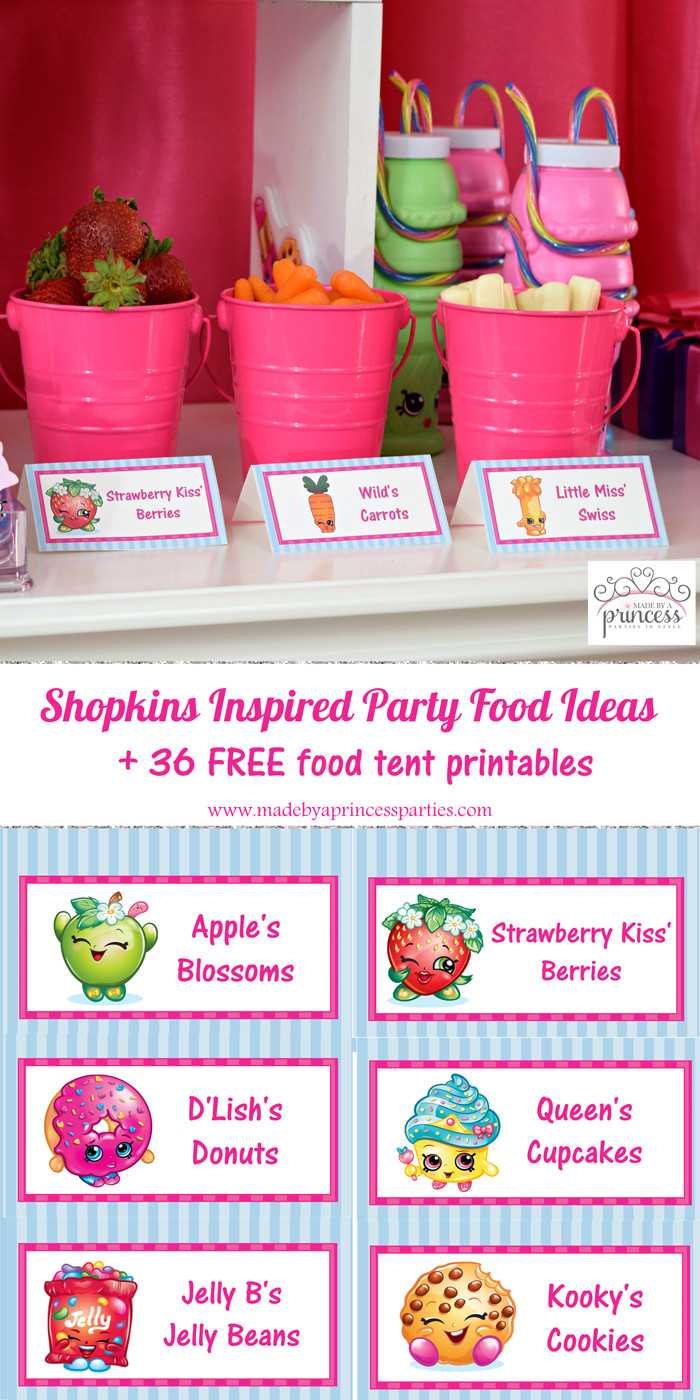 Shopkins Birthday Party Food Ideas
 Shopkins Inspired Party Food Ideas FREE Printables