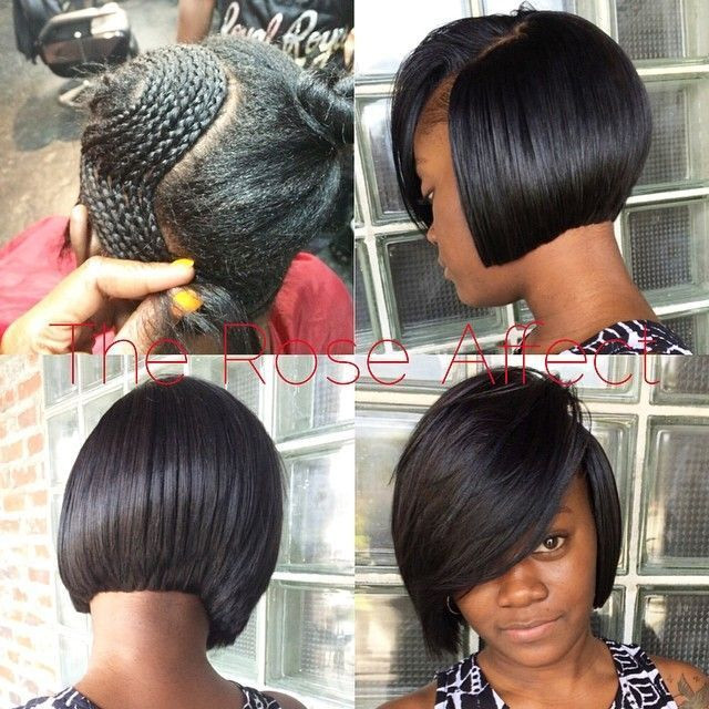 Short Bob Sew In Weave Hairstyles
 22 best images about sew in bob on Pinterest