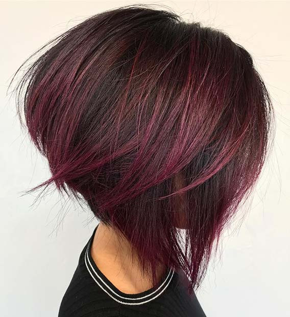 Short Burgundy Hairstyles
 43 Burgundy Hair Color Ideas and Styles for 2019