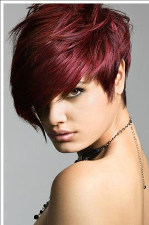 Short Burgundy Hairstyles
 24 Really Cute Short Red Hairstyles