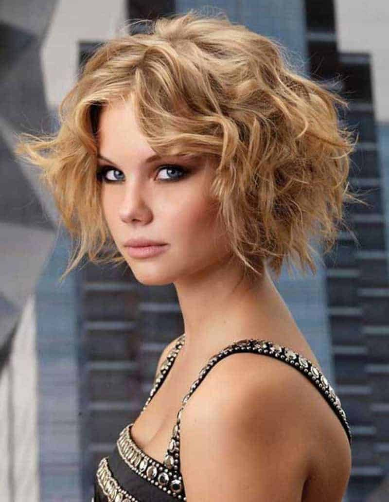 Short Curly Hairstyles For Women
 Short wavy hairstyles for round faces 2015 Women styles