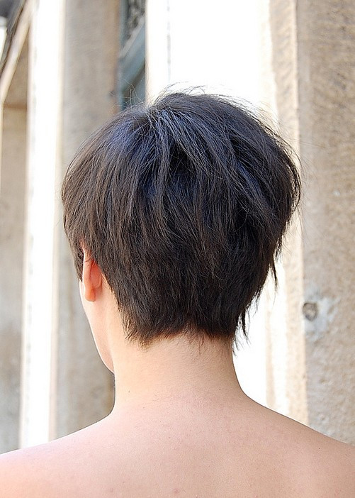 Short Haircuts From The Back
 Back View of Asymmetric Bob Haircut Hairstyles Weekly