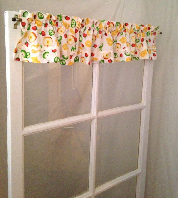 Short Kitchen Curtains
 darling kitchen cafe curtain very short valance fruit fabric