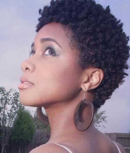 Short Natural Hairstyles For Round Faces
 58 best African American Hair images on Pinterest