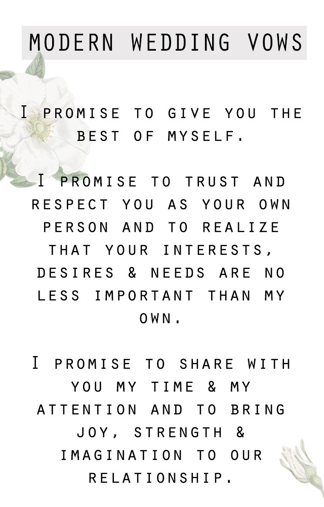 Short Simple Wedding Vows
 Modern Wedding Vows You ll Want To Steal Snippet & Ink