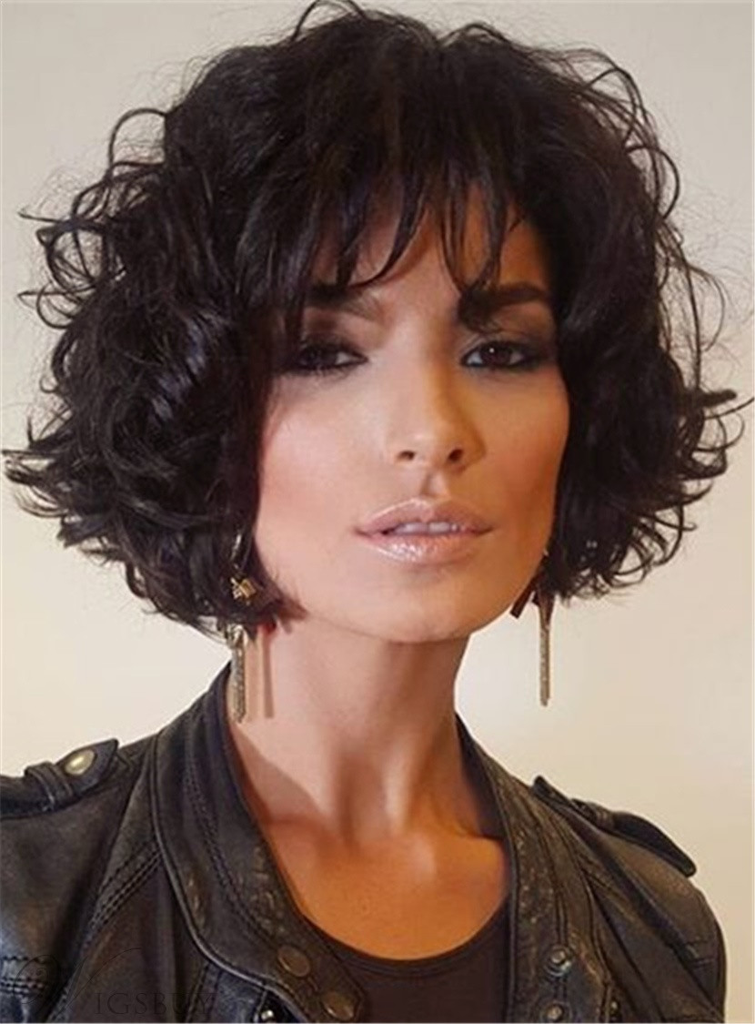 Short Wavy Haircuts
 Cheap Short Loose Pixie Hairstyle Soft Synthetic Hair