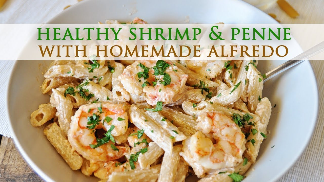 Shrimp And Penne Pasta Alfredo
 Shrimp and Penne Pasta with Homemade Alfredo Sauce