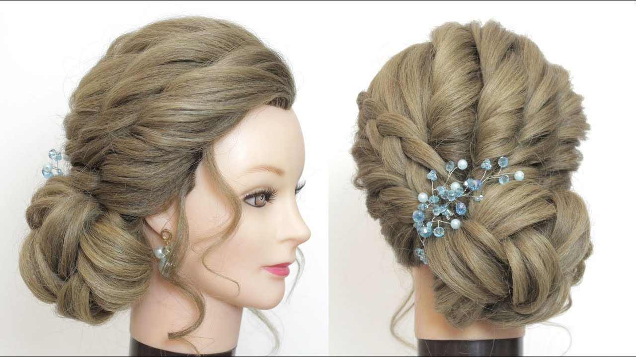Side Buns Hairstyles For Weddings
 Bridal Hairstyle For Long Hair New Low Side Bun