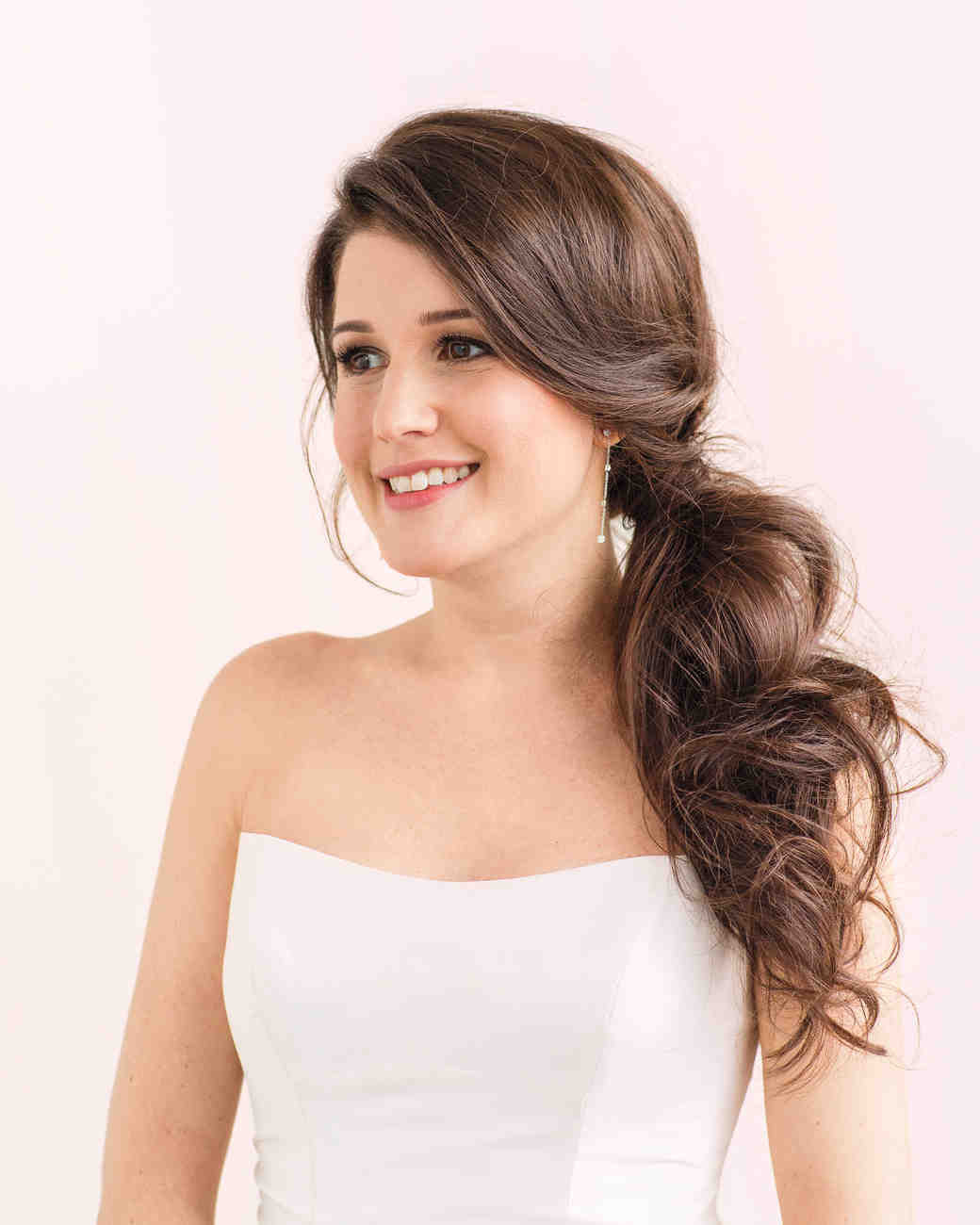 Side Ponytail Wedding Hairstyles
 We Asked 3 Brides to Be to Try 2 Wedding Day Beauty Ideas