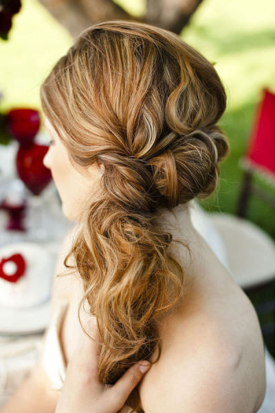 Side Ponytail Wedding Hairstyles
 Life is a Sunset Wedding Wednesday