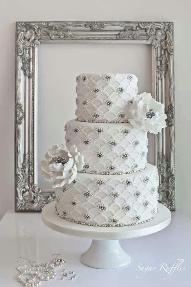 Silver And White Wedding Cakes
 Southern Blue Celebrations Silver Wedding Cake Ideas