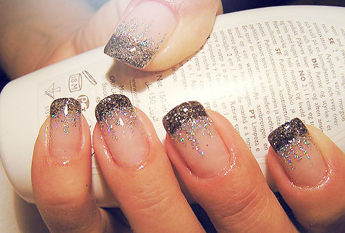 Silver Glitter Ombre Nails
 Keep Calm and Glitter BYS Launches The All New