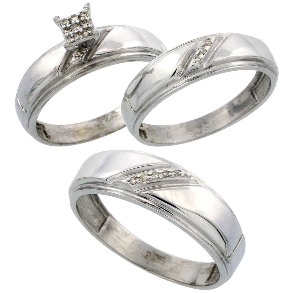 Silver Wedding Rings For Him
 15 Inspirations of Sterling Silver Wedding Bands For Her