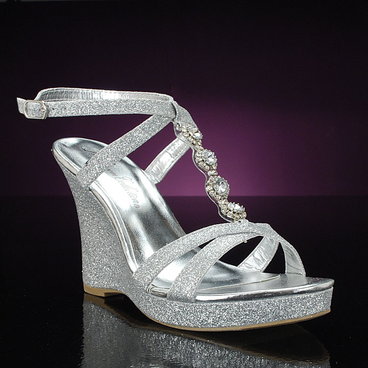 Silver Wedge Wedding Shoes
 Silver Wedge Wedding Shoes Are In This Season