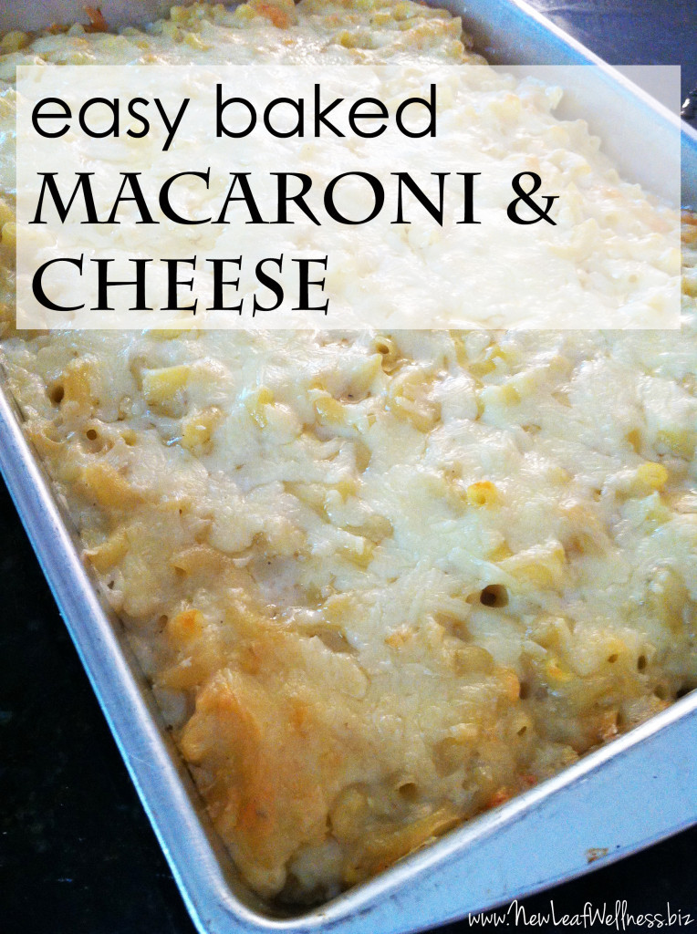 Simple Baked Macaroni And Cheese Recipe
 Mary’s easy baked macaroni and cheese recipe – New Leaf
