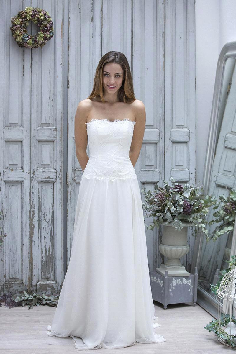 Simple Beach Wedding Dresses
 Vestidos De Novia Simple Beach Wedding Dress 2015 Chiffon