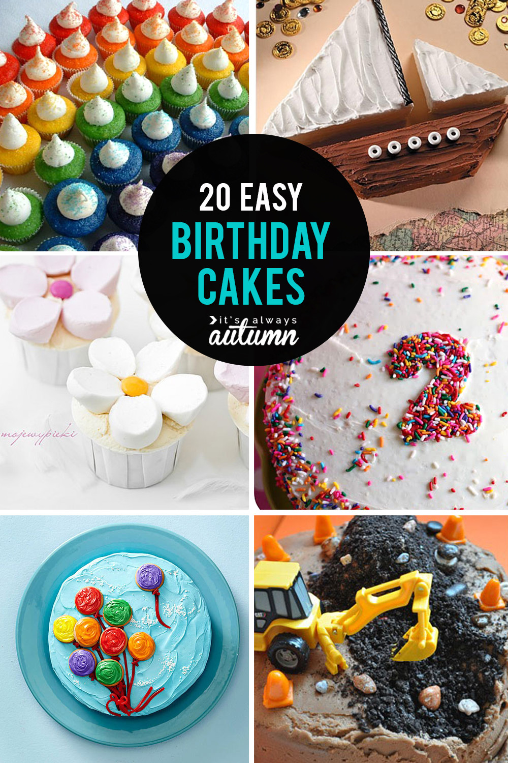 Simple Birthday Cake Decorating Ideas
 20 easy birthday cakes that anyone can decorate It s