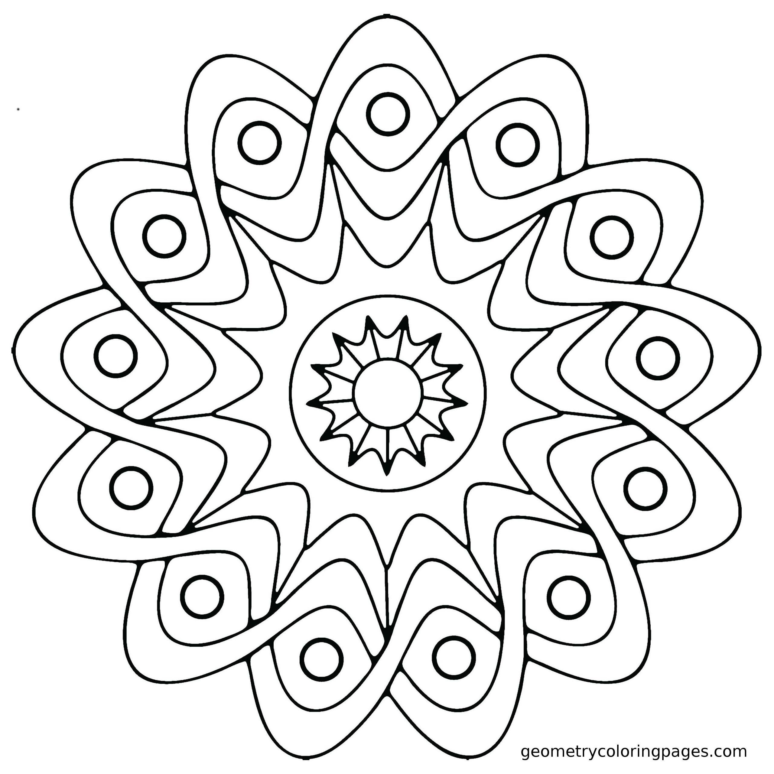 Simple Coloring Pages For Adults
 Mandala Coloring Pages Easy Mandala Coloring Pages