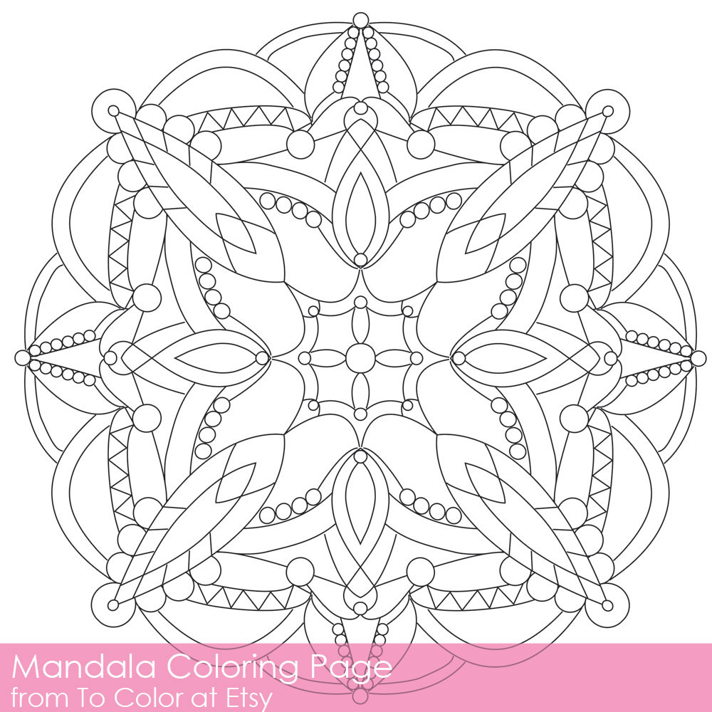 Simple Coloring Pages For Adults
 Simple Printable Coloring Pages for Adults Gel Pens by ToColor