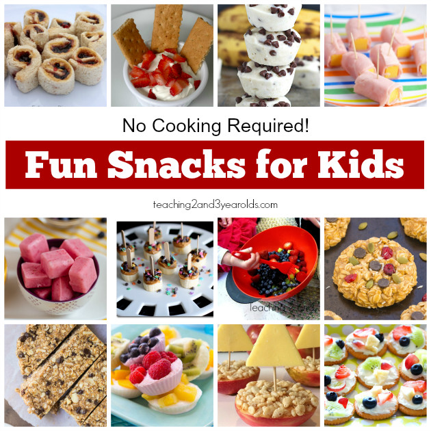 Simple Cooking Recipes For Kids
 No Cook Snack Ideas