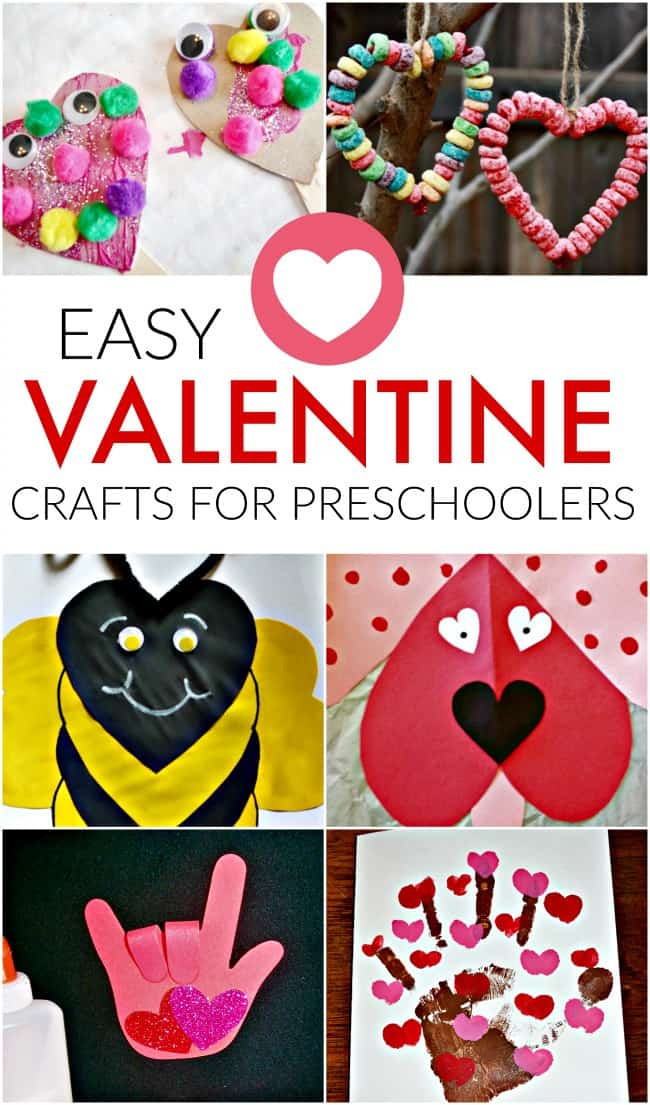 Simple Craft For Preschoolers
 Easy Valentine Craft Ideas for Preschoolers Crafts for