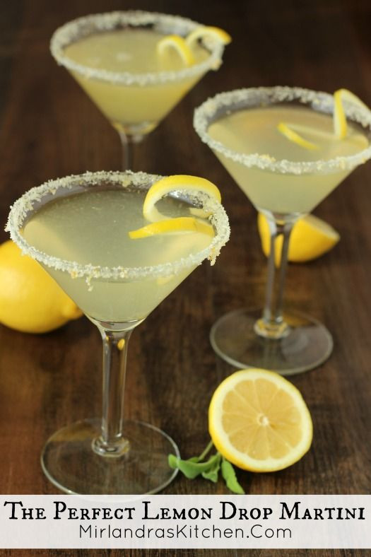 Simple Drinks With Vodka
 The Perfect Lemon Drop Martini Recipe