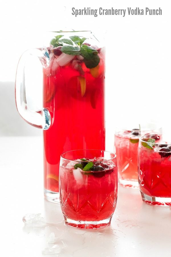 Simple Drinks With Vodka
 Sparkling Cranberry Vodka Punch A perfect easy cocktail