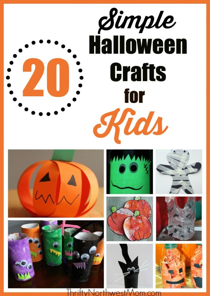 Simple Halloween Crafts For Kids
 15 Non Candy Halloween Alternatives