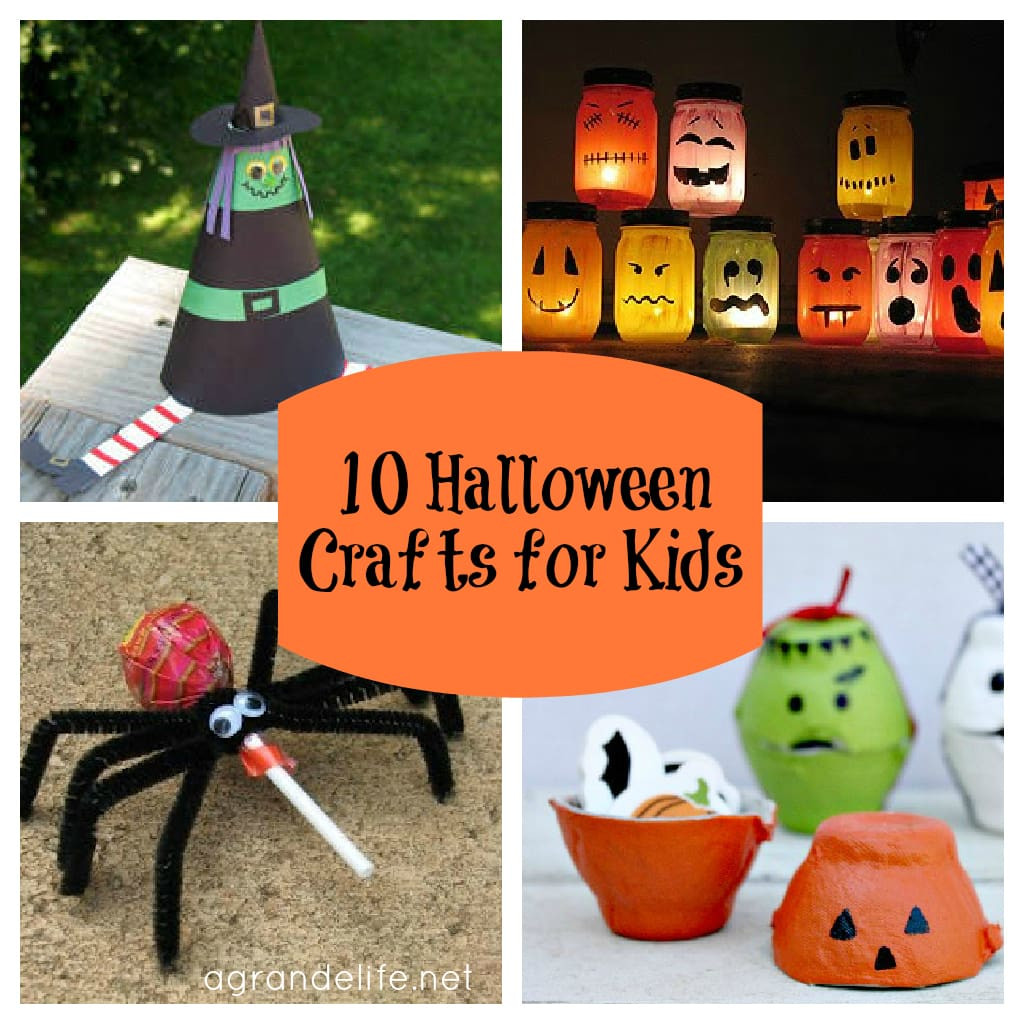 Simple Halloween Crafts For Kids
 Valentine e Halloween Crafts For Kids