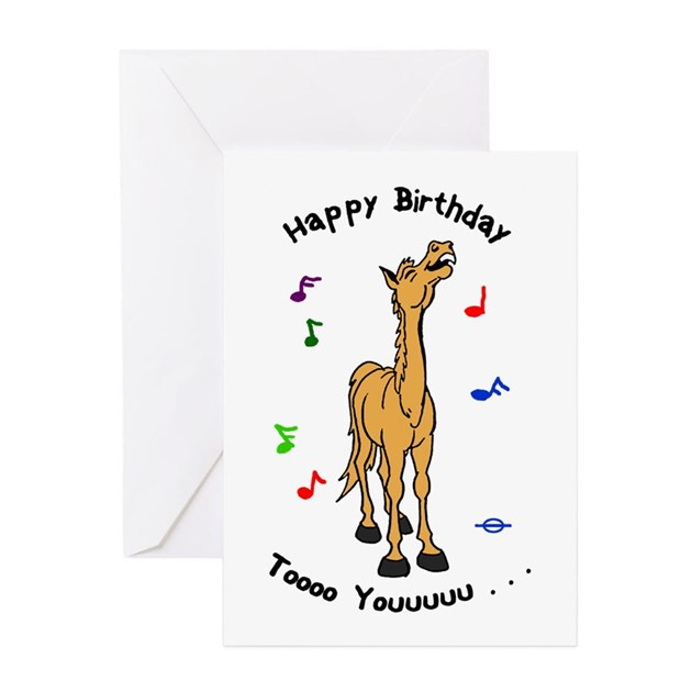 Singing Birthday Card
 Singing Pony Birthday Card by horses by hawk