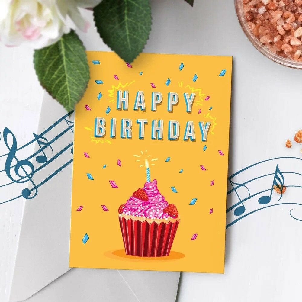 Singing Birthday Card
 120s Birthday Card Happy Birthday Musical Greeting Singing